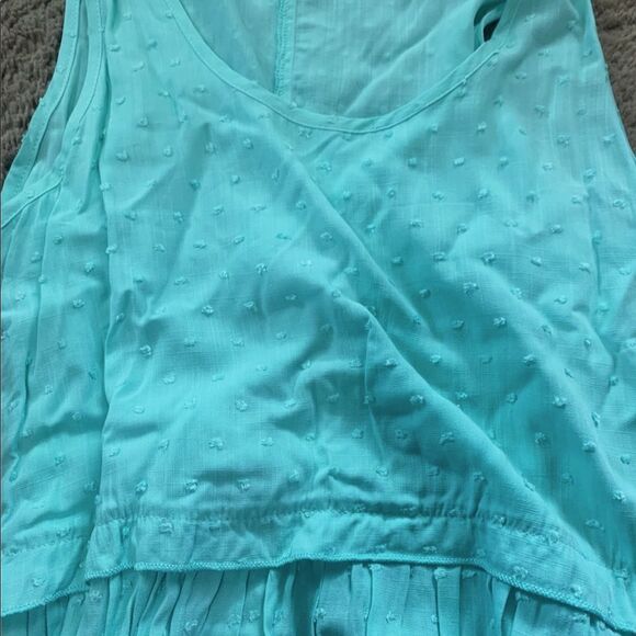 Mint Swiss Dot Tank Top - Picture 7 of 7